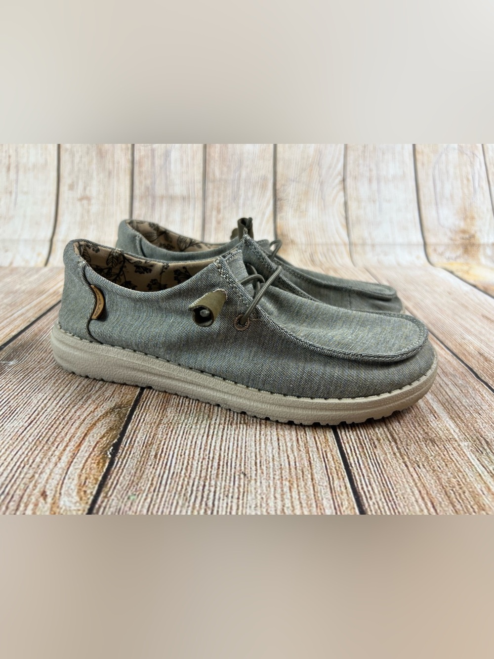 Women’s Hey Dude Wendy Stretch Steppa Slip On Comfort Shoes Size 6